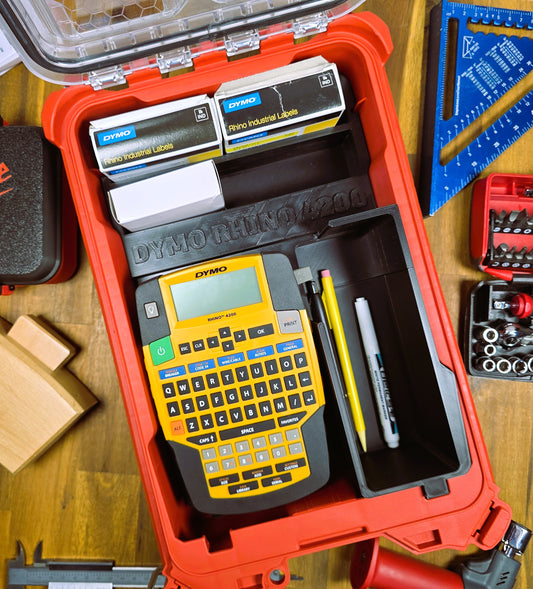Dymo Rhino 4200 Insert - compatible with the Milwaukee Packout Compact Organizer (Model 48-22-8435)