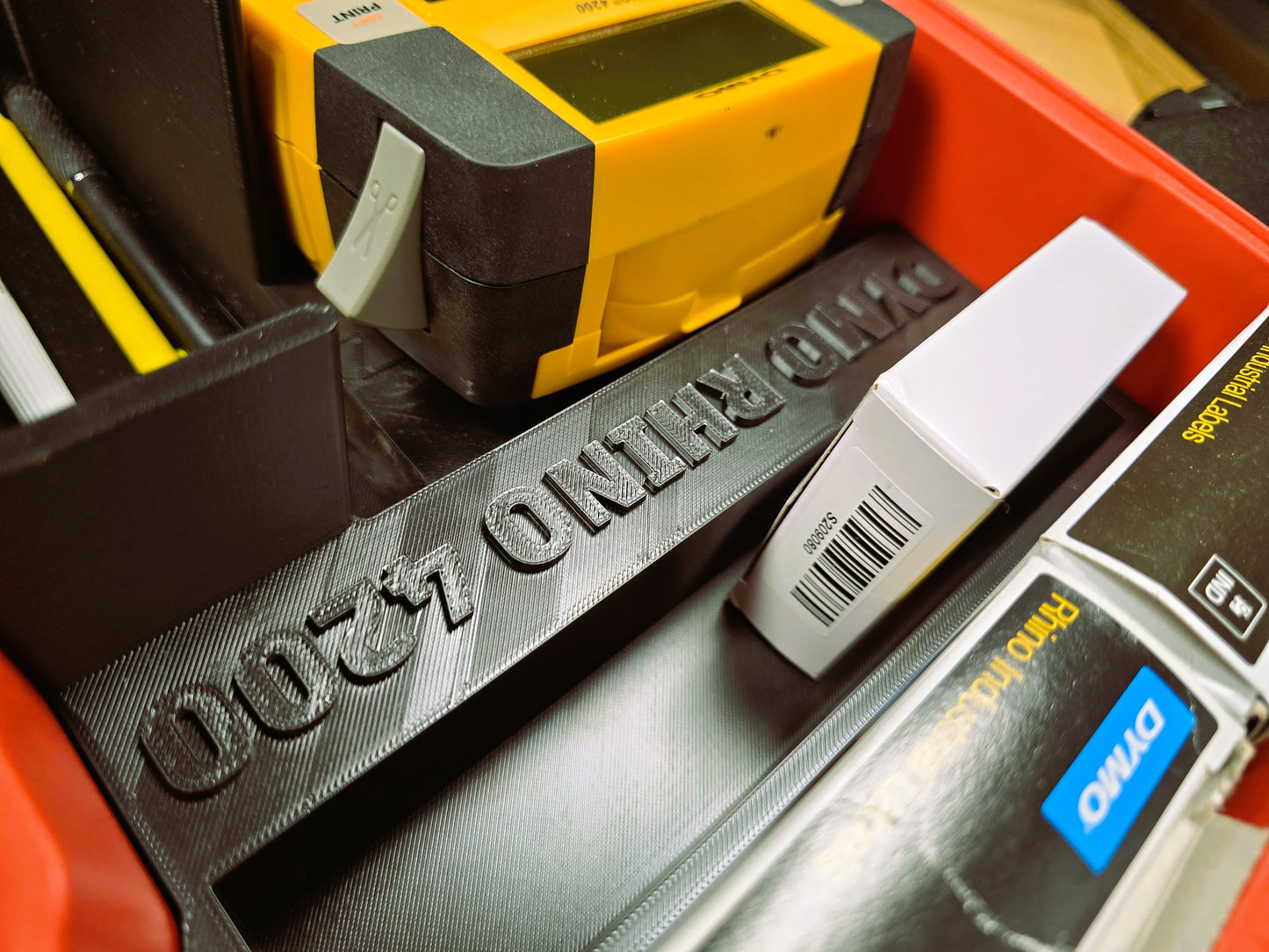 Dymo Rhino 4200 Insert - compatible with the Milwaukee Packout Compact Organizer (Model 48-22-8435)