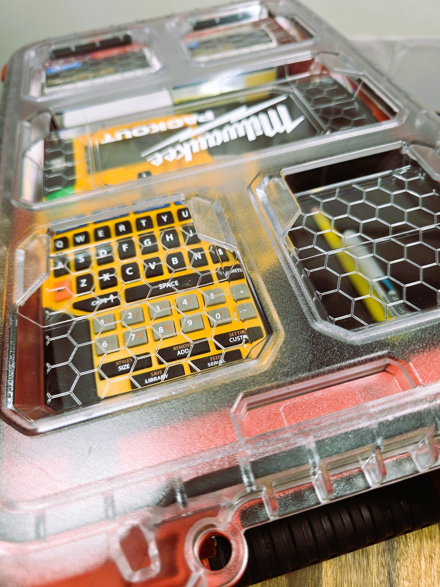 Dymo Rhino 4200 Insert - compatible with the Milwaukee Packout Compact Organizer (Model 48-22-8435)
