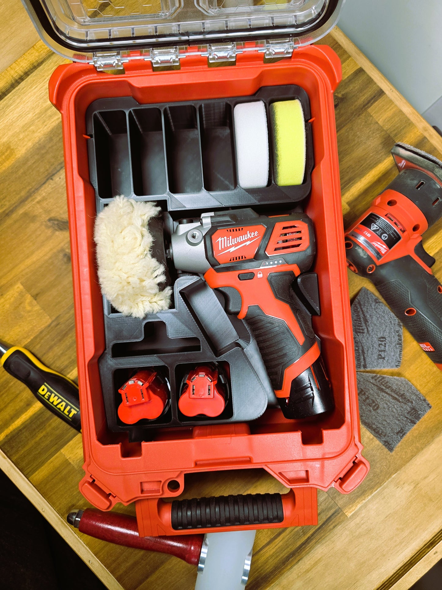Milwaukee M12 Spot Polisher/Detail Sander - Insert for Packout Compact Organizer Model 48-22-8435