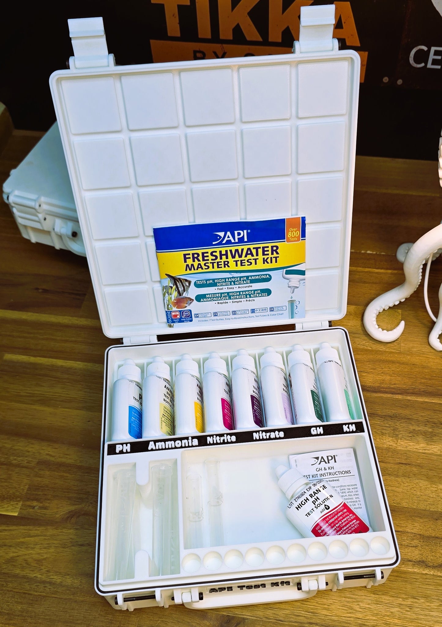 API Freshwater Master Test Kit Storage Box – Aquarium Water Testing Case (No Solutions)