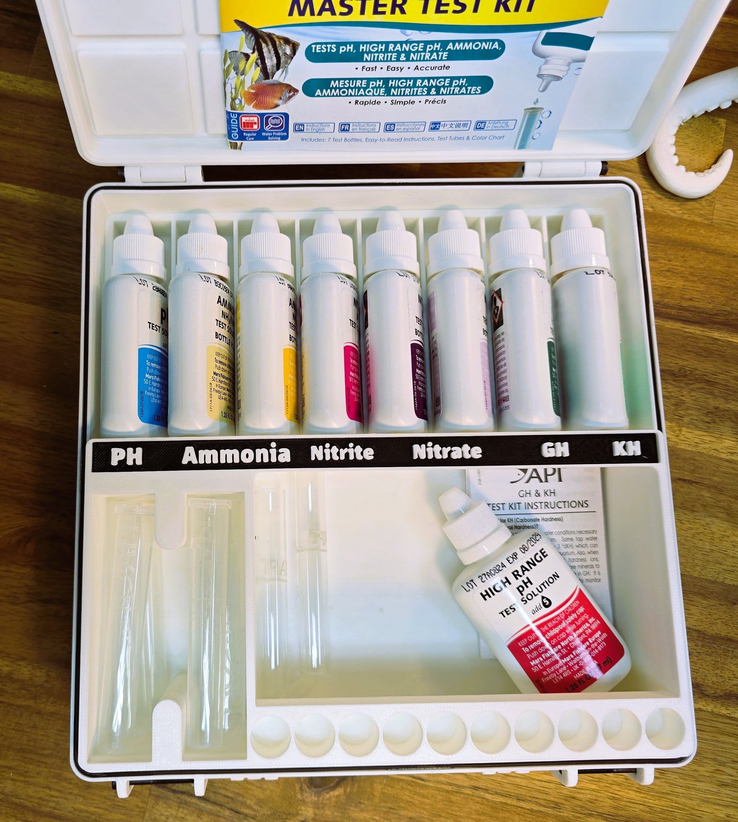 API Freshwater Master Test Kit Storage Box – Aquarium Water Testing Case (No Solutions)