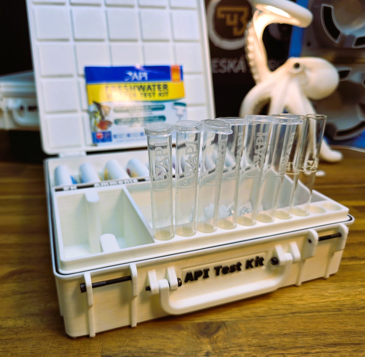 API Freshwater Master Test Kit Storage Box – Aquarium Water Testing Case (No Solutions)