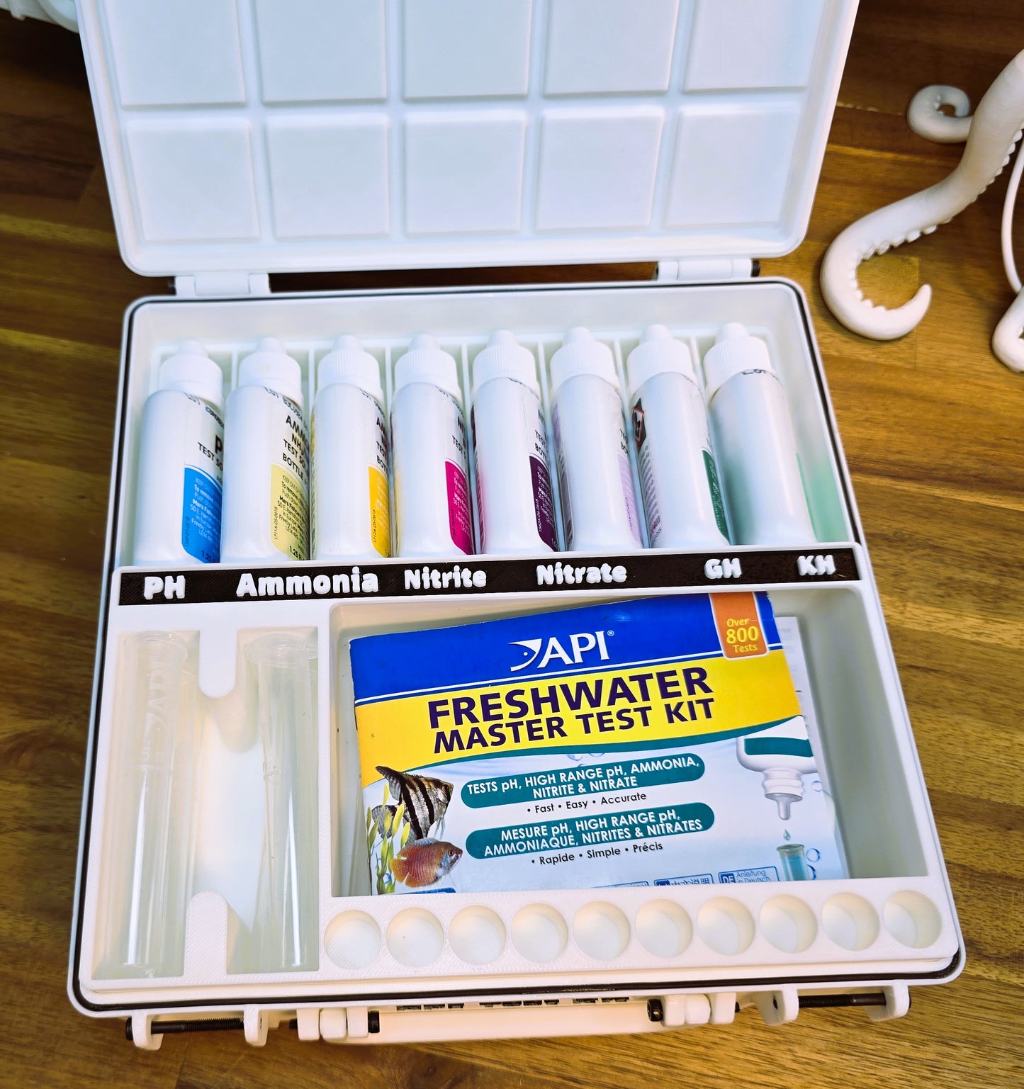 API Freshwater Master Test Kit Storage Box – Aquarium Water Testing Case (No Solutions)