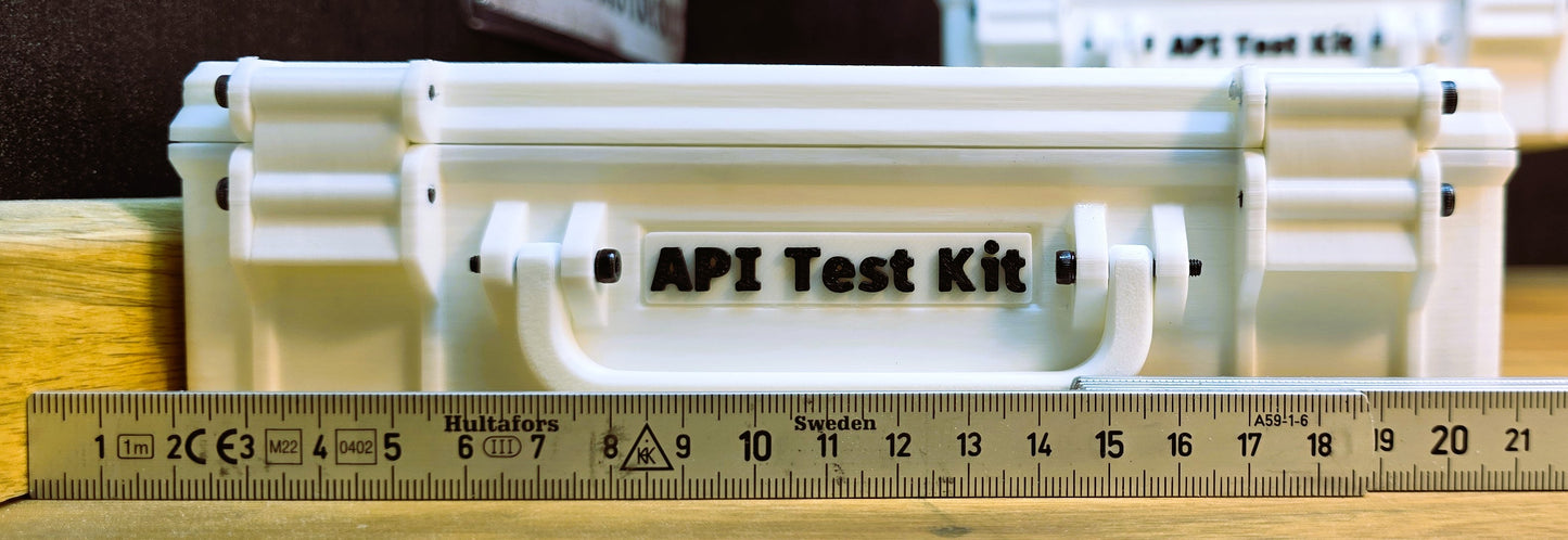 API Freshwater Master Test Kit Storage Box – Aquarium Water Testing Case (No Solutions)